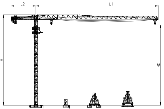 W6015-8A塔式起重机