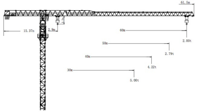 JCP6020-10塔式起重机