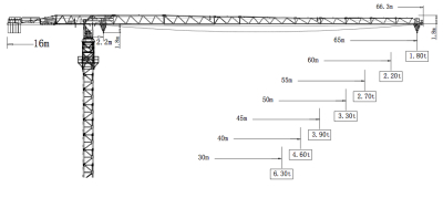 JP6518-10塔式起重机