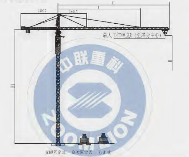 TC7052A-25塔式起重机